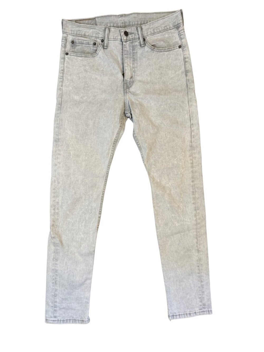 Levi’s 510 Skinny Jeans Mens 31x32 Light Gray Faded Wash Denim